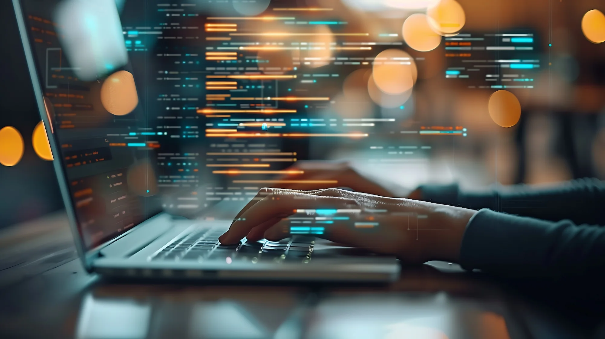 Developer working with code during an AI-assisted software security process